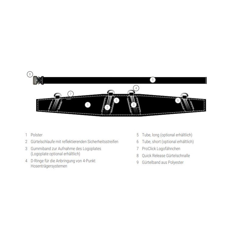 ProClick Tool Belt L - Werkzeuggürtel ergonomisch gepolstert