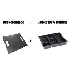 Kleinteileeinsatz 5 Mulden für die L-BOXX 102