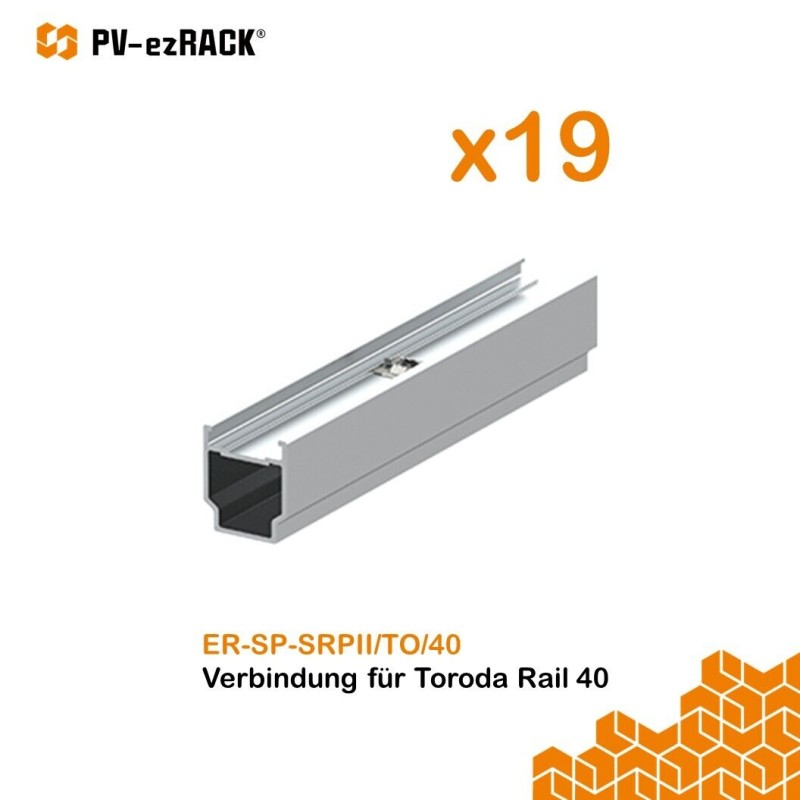 Ziegeldach PV Unterkonstruktion Komplettes Montageset für 24x Solar Module