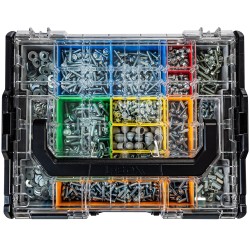 Sortimo Systemkoffer L-Boxx 102 Schwarz mit Transparentem Deckel Mit mit L-Boxx mini Deckel OPAK