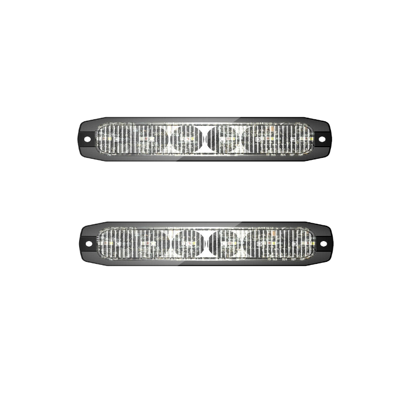 2er FIN6 LED-FRONTBLITZER 911SIGNAL - HWS SET GELB - WASSERDICHT
