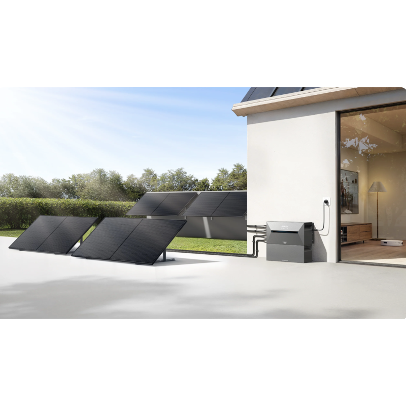 Anker Solarbank 2 PRO inkl. SmartMeter und Anker SOLIX BP1600 Erweiterungsspeicher-Bundle für Balkonkraftwerke
