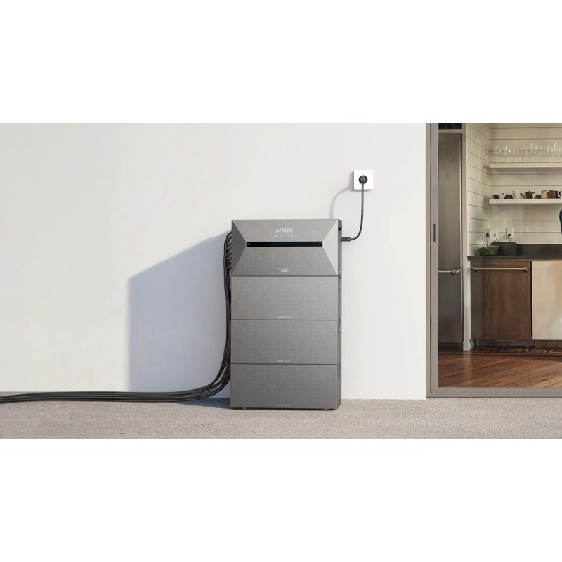 Anker Solarbank 2 PRO inkl. SmartMeter und Anker SOLIX BP1600 Erweiterungsspeicher-Bundle für Balkonkraftwerke