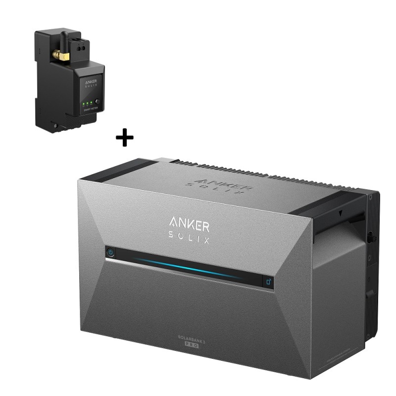 Anker SOLIX Solarbank 3 E2700 Pro für Balkonkraftwerke Mit Smart Meter 0% Mwst. (gem.§12, Abs.3 UstG)
