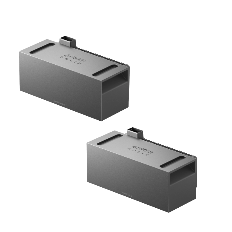 2 Stücke ANKER SOLIX Solarbank 2 BP1600 Pro Erweiterungsbatterie Speicher 1600 Wh