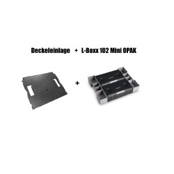 Insetboxen-Set L-Boxx mini OPAK Mit Deckeleinlage für W-BOXX/Sortimo L-Boxx 102