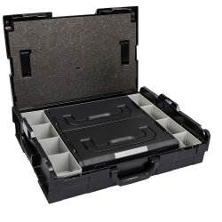Sortimo Systemkoffer L-Boxx 102 anthrazit/Bosch kompatibel mit L-Boxx mini und Deckeleinlage