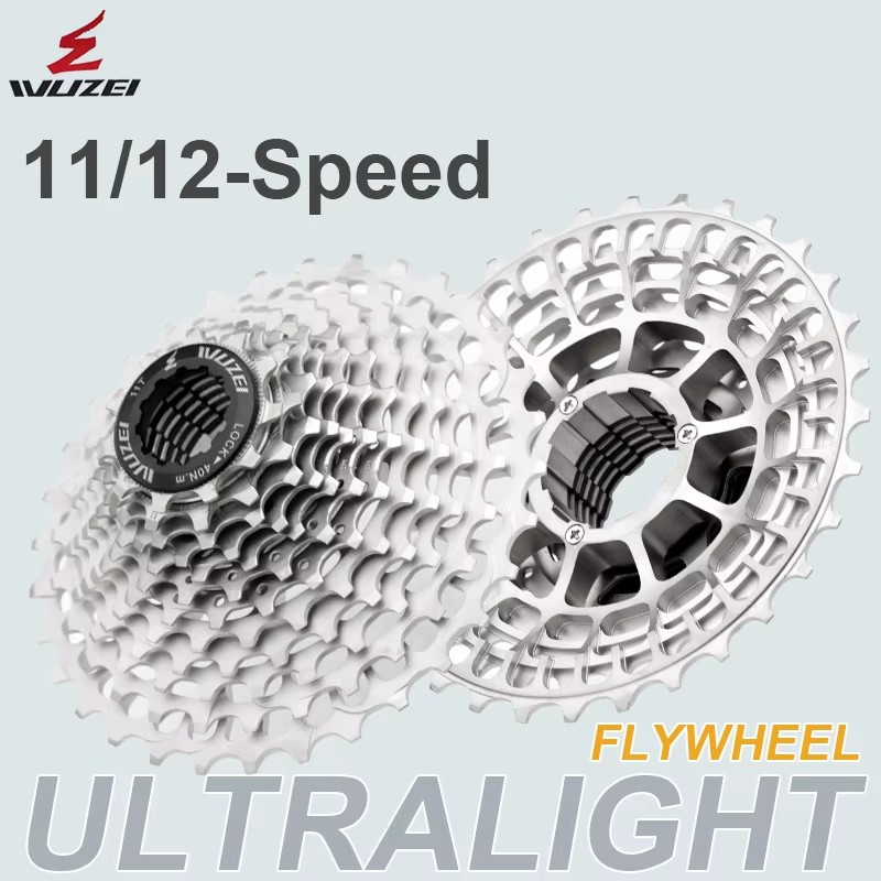 WUZEI Ultraleichte CNC Rennrad Kassette – 11/12-fach, 28–36T, kompatibel mit Shimano HG