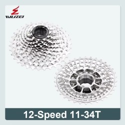 WUZEI Ultraleichte CNC Rennrad Kassette – 11/12-fach, 28–36T, kompatibel mit Shimano HG