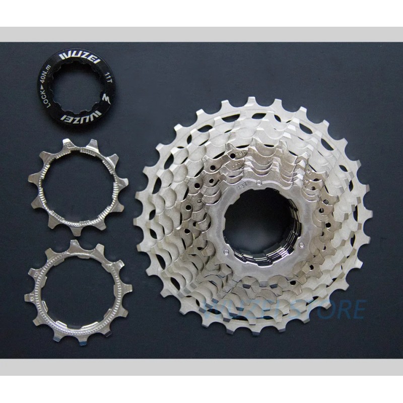 WUZEI Ultraleichte CNC Rennrad Kassette – 11/12-fach, 28–36T, kompatibel mit Shimano HG