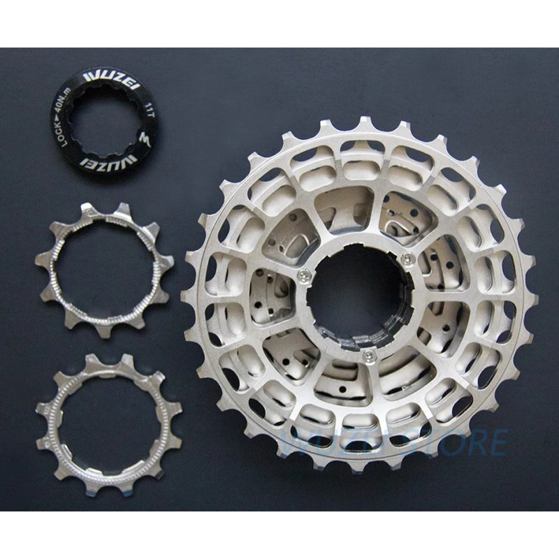 WUZEI Ultraleichte CNC Rennrad Kassette – 11/12-fach, 28–36T, kompatibel mit Shimano HG