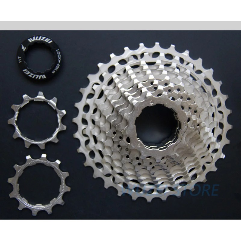WUZEI Ultraleichte CNC Rennrad Kassette – 11/12-fach, 28–36T, kompatibel mit Shimano HG