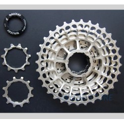 WUZEI Ultraleichte CNC Rennrad Kassette – 11/12-fach, 28–36T, kompatibel mit Shimano HG