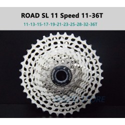 WUZEI Ultraleichte CNC Rennrad Kassette – 11/12-fach, 28–36T, kompatibel mit Shimano HG