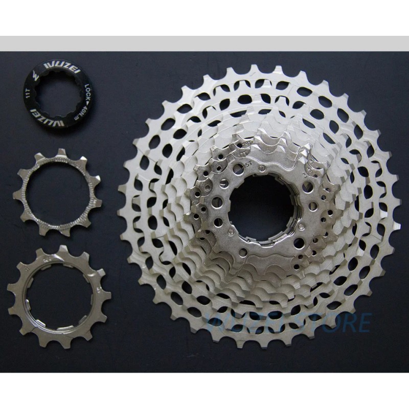 WUZEI Ultraleichte CNC Rennrad Kassette – 11/12-fach, 28–36T, kompatibel mit Shimano HG