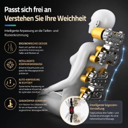 S9 Elektrischer Ganzkörper Massagesessel Zero Gravity Airbag Shiatsu