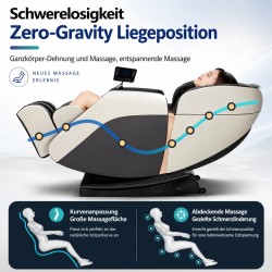 S9 Elektrischer Ganzkörper Massagesessel Zero Gravity Airbag Shiatsu