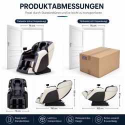S9 Elektrischer Ganzkörper Massagesessel Zero Gravity Airbag Shiatsu