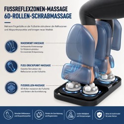V10 Luxus Massagesessel mit AI-Körpererkennung – Shiatsu Ganzkörpermassage
