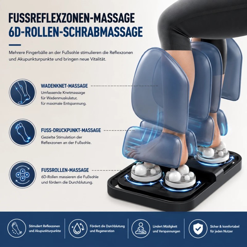 V10 Luxus Massagesessel mit AI-Körpererkennung – Shiatsu Ganzkörpermassage
