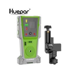 Huepar ZK04CG 4D 360° Kreuzlinienlaser mit LR8RG Empfänger & TPD16 Stativ