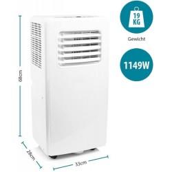 Tristar Klimaanlage AC-5531 10500 BTU 3 KW 90 m3 Weiß