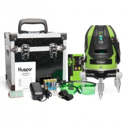 Huepar 6141G selbstnivellierender 5 Linien Laser im Koffer