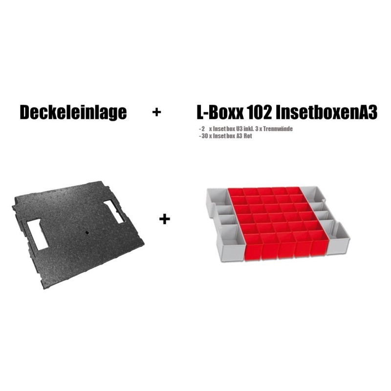 InsetBoxen und Deckeleinlage für die L-BOXX 102