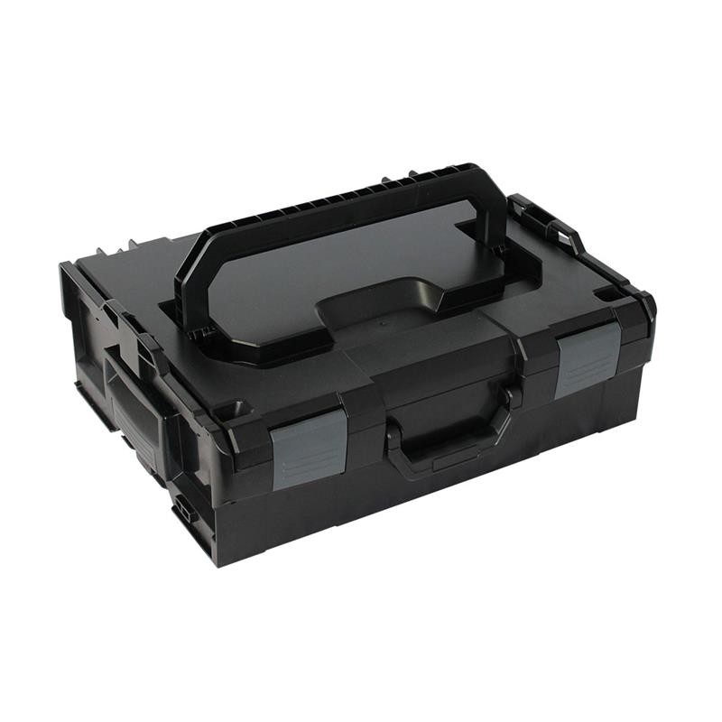 Sortimo Systemkoffer L-Boxx 136 anthrazit/Bosch kompatibel mit Kleinteileeinsatz und Deckeleinlage