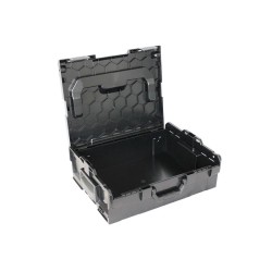 Sortimo Systemkoffer L-Boxx 136 anthrazit/Bosch kompatibel mit Kleinteileeinsatz und Deckeleinlage