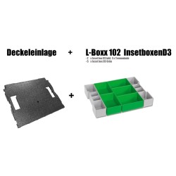 InsetBoxen D3 und Deckeleinlage für die L-BOXX 102