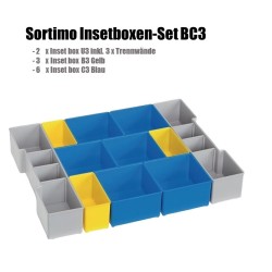 Sortimo Systemkoffer L-Boxx 102 anthrazit/Bosch kompatibel mit InsetBoxen BC3 und Deckeleinlage