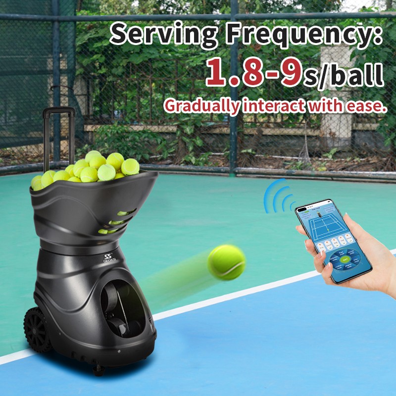 Intelligente Tennis Ballwurfmaschine T2202A Fernbedienung Service in Deutschland