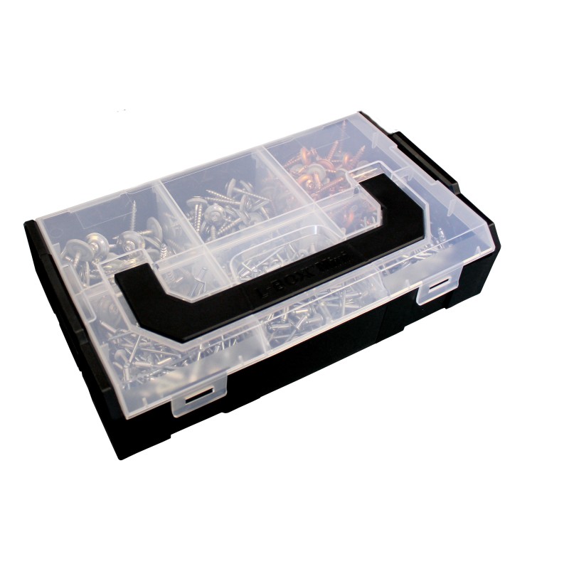 SORTIMO Systembox L-BOXX Mini anthrazit Deckel transparent