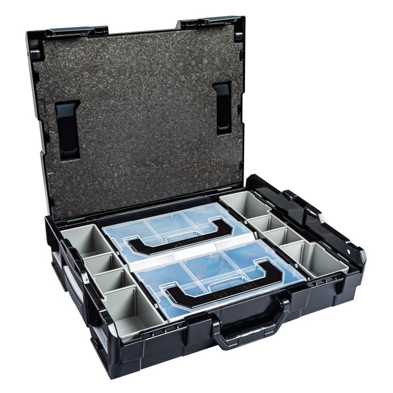 Sortimo Systemkoffer L-Boxx 102 anthrazit/Bosch kompatibel mit L-Boxx mini und Deckeleinlage
