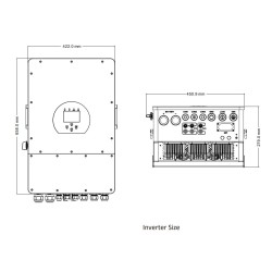 DEYE SUN-8K-SG04LP3-EU 8kW Hybrid Wechselrichter|2 MPPT