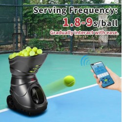 SIBOASI Neues TOP-MODELL S4015A Tennisballmaschine mit APP- Und Fernbedienung